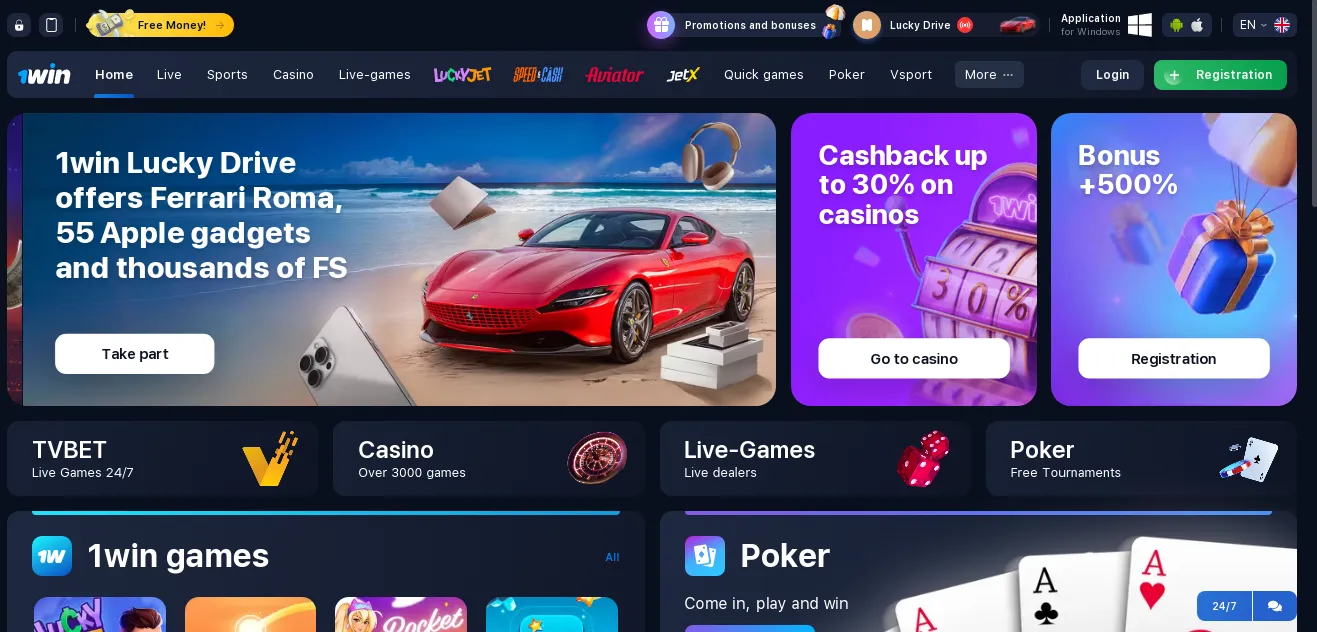 1win casino Malaysia