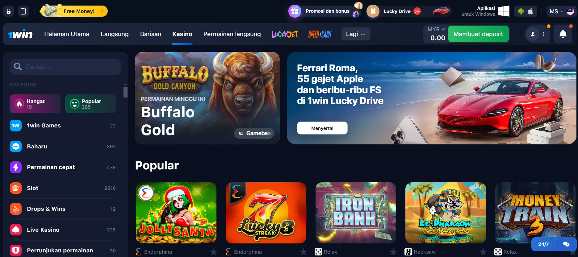 1win casino Malaysia